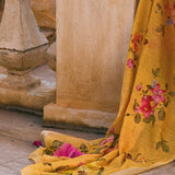 Israh Yellow Suit Set with Dupatta